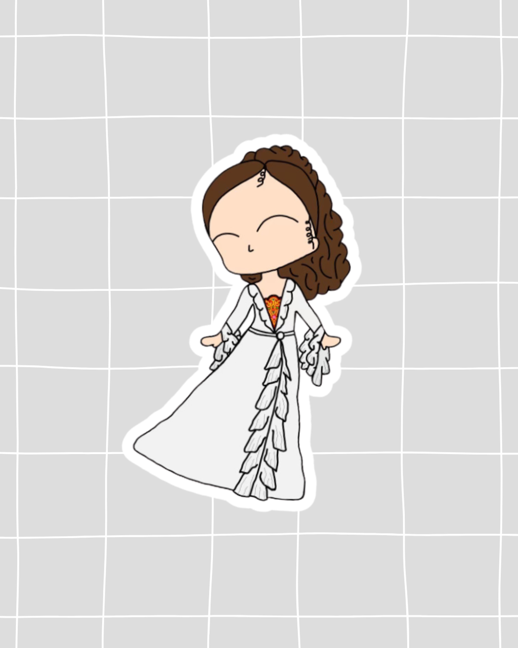 Phantom of the Opera the Musical Inspired Vinyl Sticker – Christine | Perfect for Laptops, Water Bottles, Scrapbooks & More