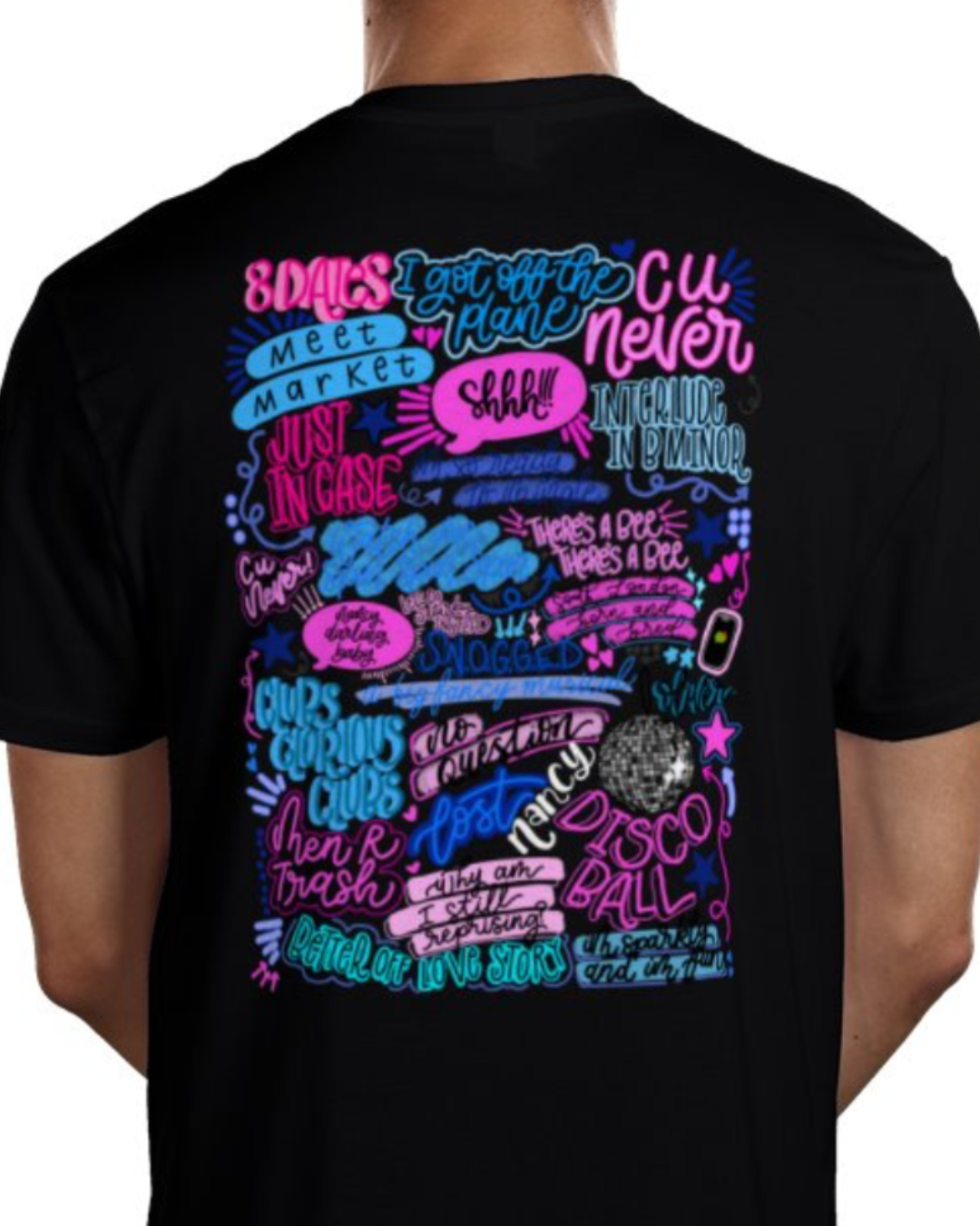 Why am I so single? the musical inspired Hand-Drawn Artwork T shirt BLACK - Musical Theatre Clothing