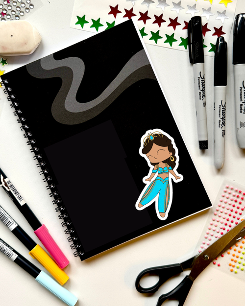 Aladdin the Musical Inspired Vinyl Sticker – Jasmine | Perfect for Laptops, Water Bottles, Scrapbooks & More