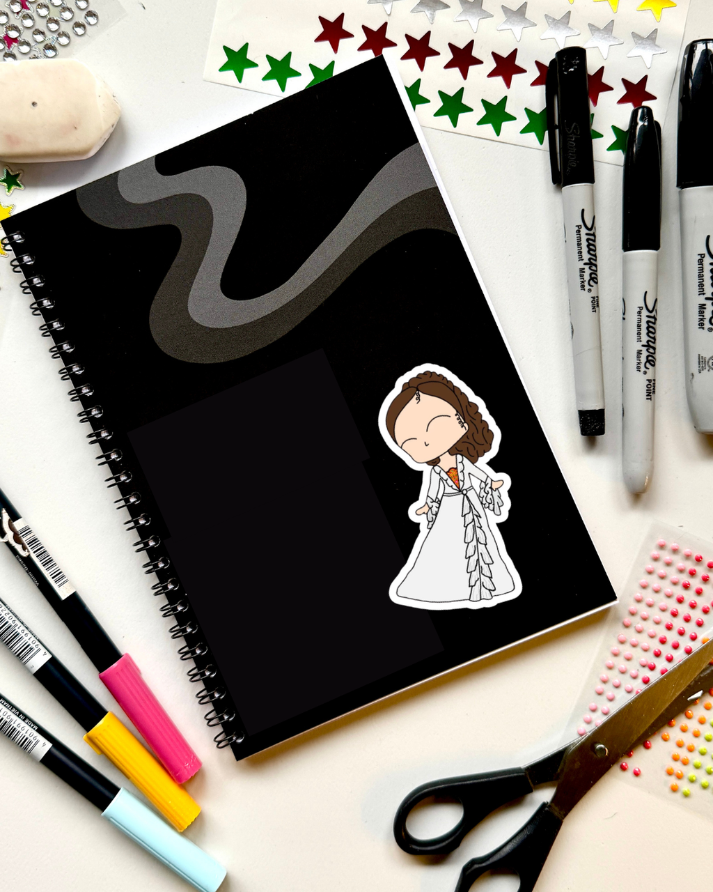 Phantom of the Opera the Musical Inspired Vinyl Sticker – Christine | Perfect for Laptops, Water Bottles, Scrapbooks & More