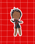 Six the Musical Inspired Vinyl Sticker – Anne of Cleves | Perfect for Laptops, Water Bottles, Scrapbooks & More