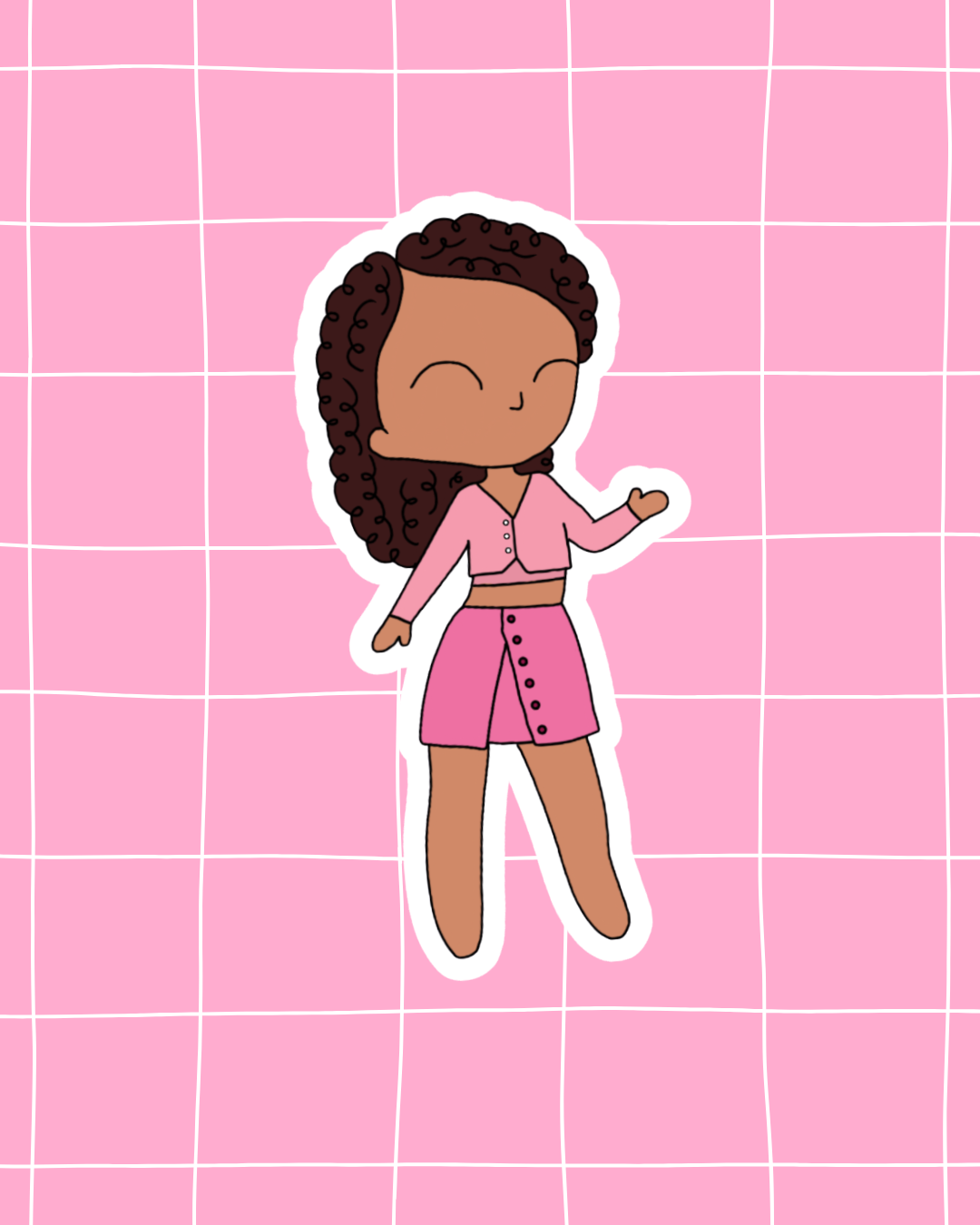 Mean Girls the Musical Inspired Vinyl Sticker – Gretchen | Perfect for Laptops, Water Bottles, Scrapbooks & More