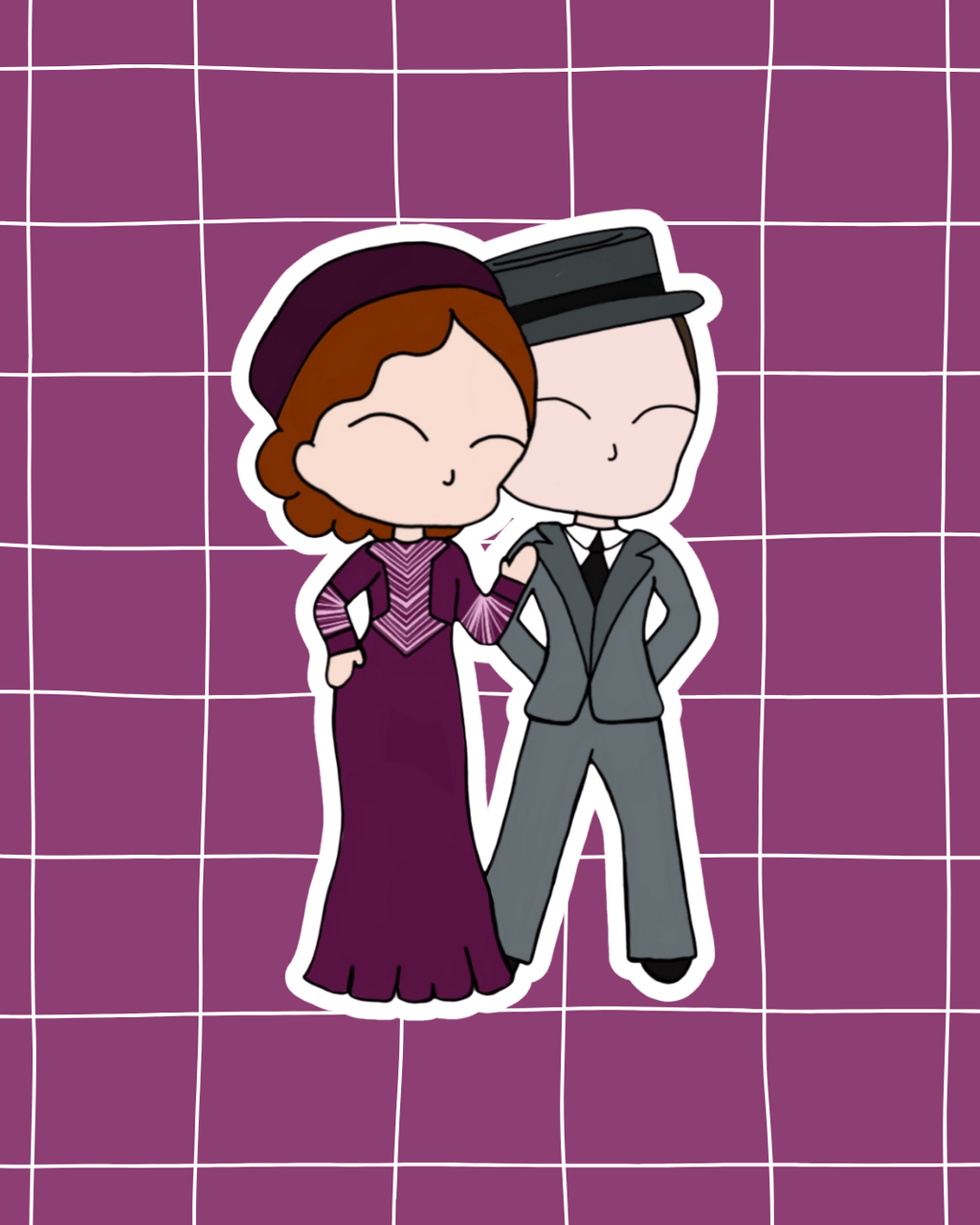 Bonnie and Clyde the Musical Inspired Vinyl Sticker – Bonnie and Clyde| Perfect for Laptops, Water Bottles, Scrapbooks & More