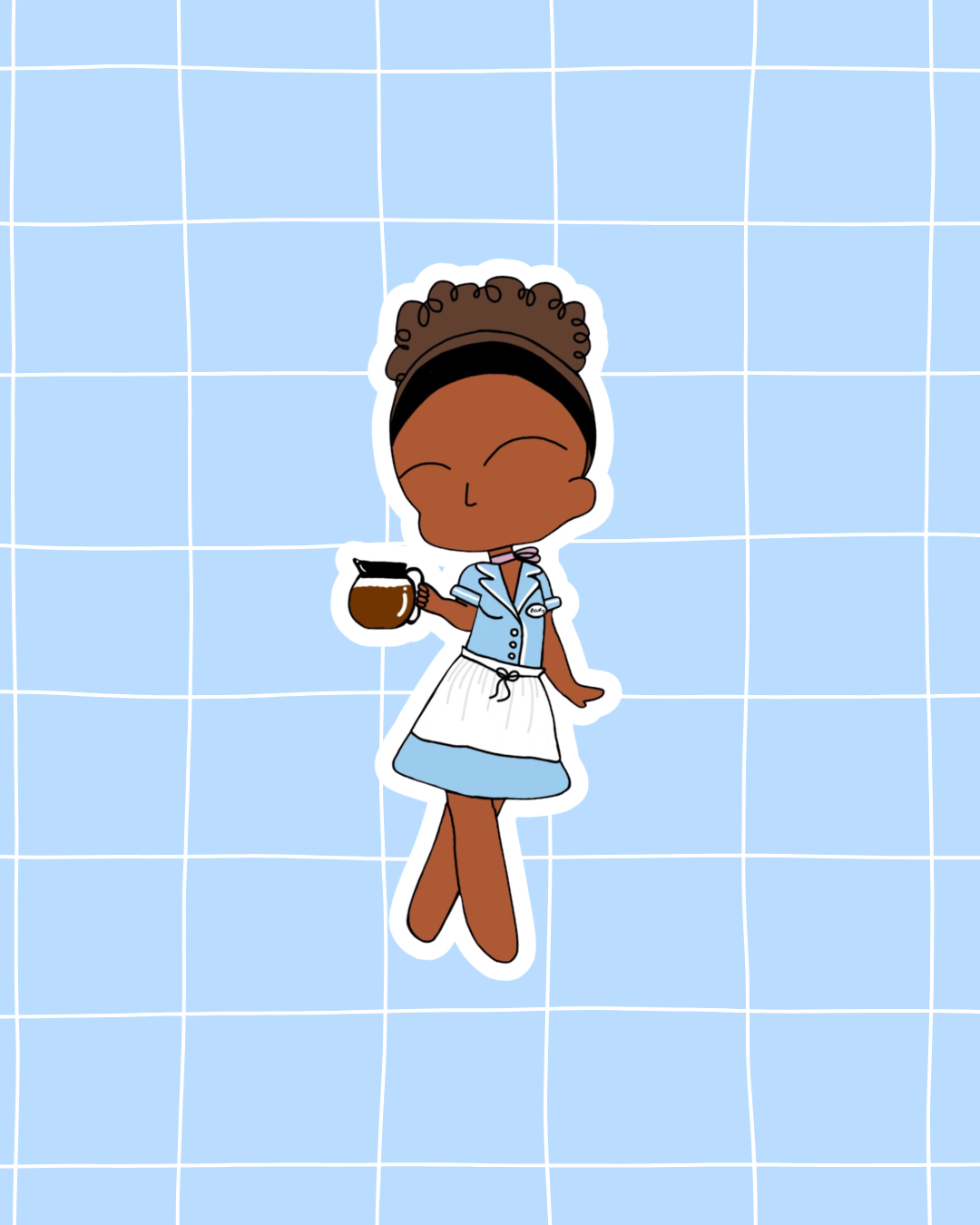 Waitress the Musical Inspired Vinyl Sticker – Becky |  Perfect for Laptops, Water Bottles, Scrapbooks & More