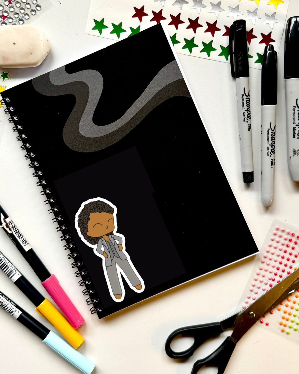 Hades Town the Musical Inspired Vinyl Sticker | Hermes- West End – Perfect for Laptops, Water Bottles, Scrapbooks & More