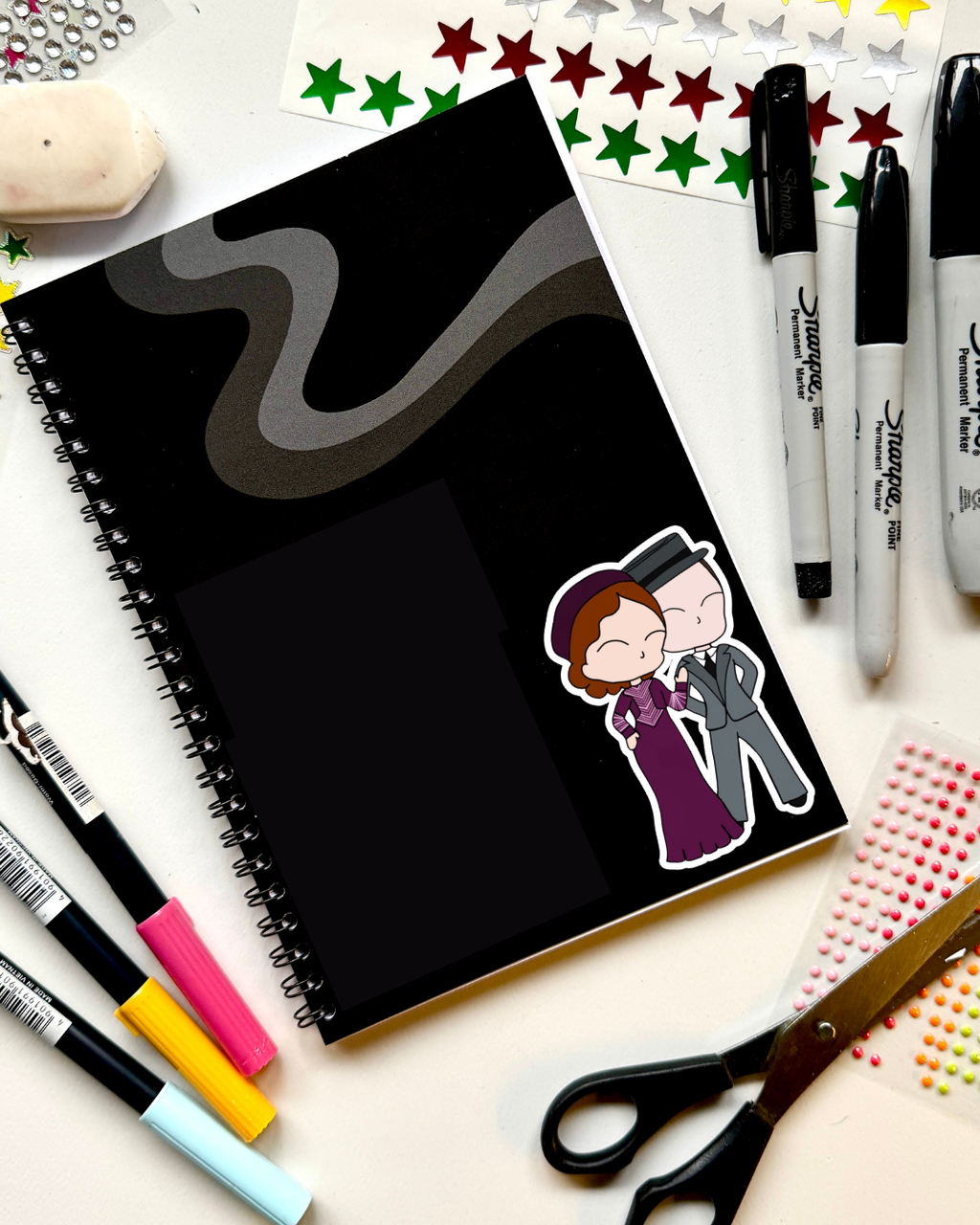 Bonnie and Clyde the Musical Inspired Vinyl Sticker – Bonnie and Clyde| Perfect for Laptops, Water Bottles, Scrapbooks & More