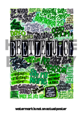 Beetlejuice - Musical Inspired Glossy Print - Originally Hand Drawn