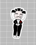 Cats the Musical Inspired Vinyl Sticker – Bustopher Jones | Perfect for Laptops, Water Bottles, Scrapbooks & More