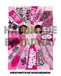 Mean Girls SWIRL poster - Musical Inspired Glossy Print - Originally Hand Drawn