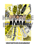 Operation Mincemeat SWIRL poster - Musical Inspired Glossy Print - Originally Hand Drawn