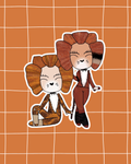 Cats the Musical Inspired Vinyl Sticker – Bombalurina & Demeter | Perfect for Laptops, Water Bottles, Scrapbooks & More