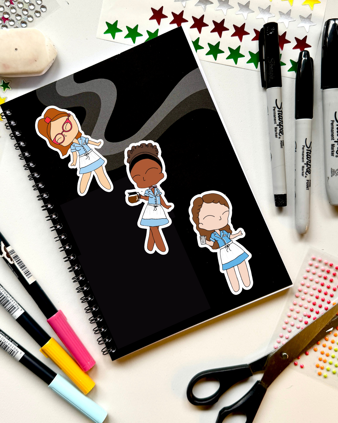 Waitress the Musical Inspired Vinyl Sticker – Dawn |Perfect for Laptops, Water Bottles, Scrapbooks & More