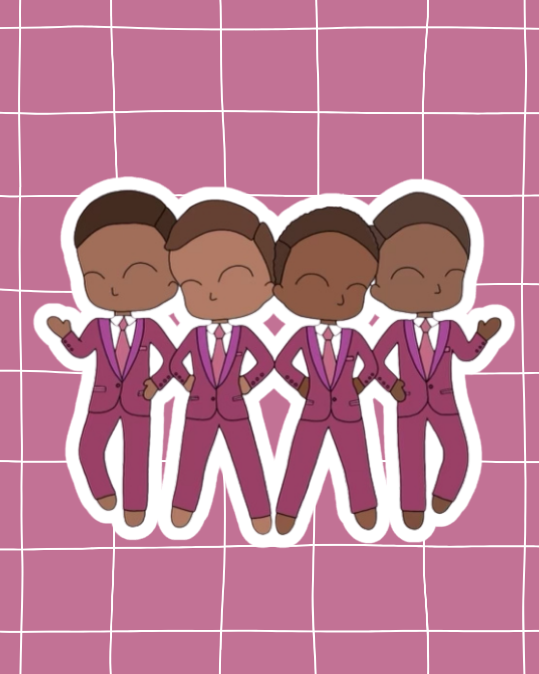 Drifters Girl the Musical Inspired Vinyl Sticker – The Drifters | Perfect for Laptops, Water Bottles, Scrapbooks & More