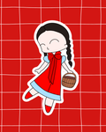 Into The Woods the Musical Inspired Vinyl Sticker | Red Riding Hood – Perfect for Laptops, Water Bottles, Scrapbooks & More