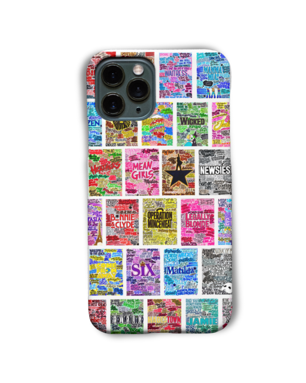 Mixed Musical Poster Phone Case