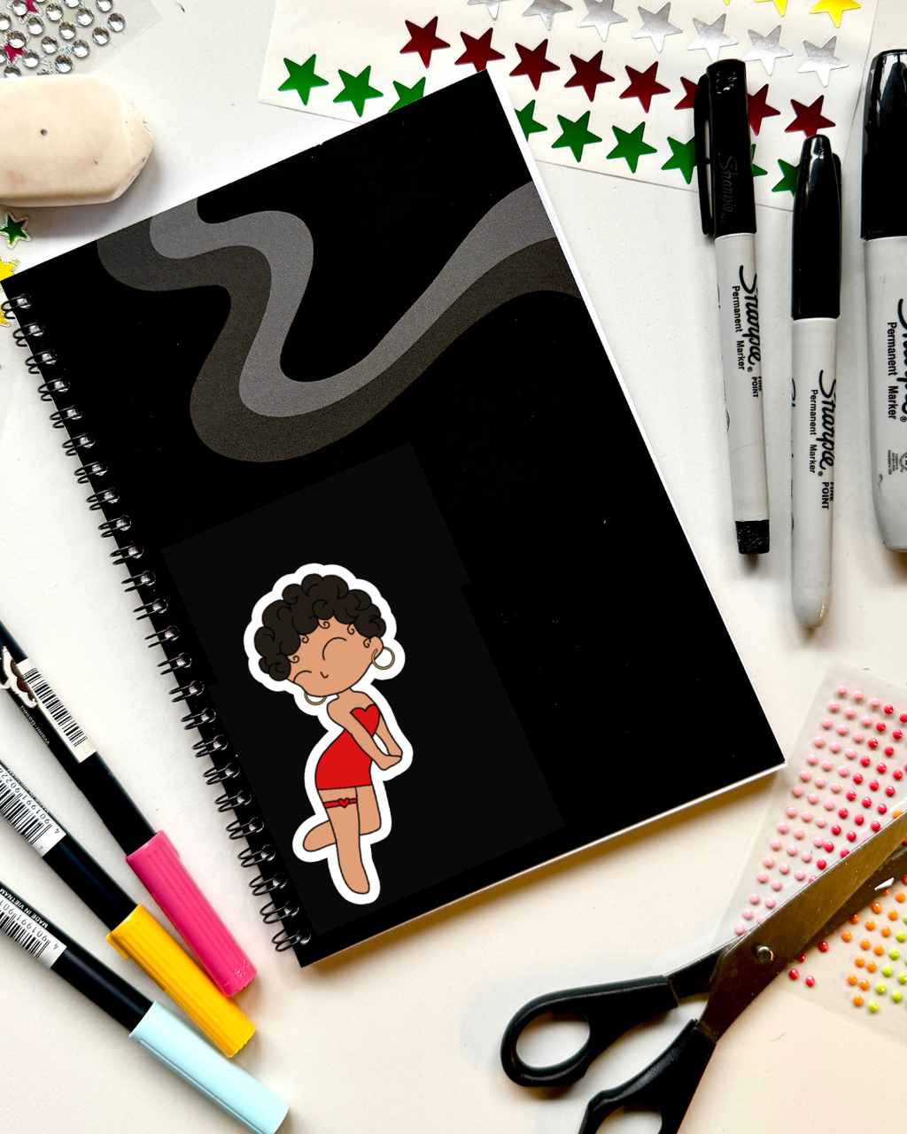 BOOP the Musical Inspired Vinyl Sticker – Betty Boop | Perfect for Laptops, Water Bottles, Scrapbooks & More
