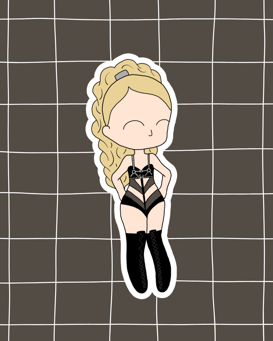 Burlesque the Musical Inspired Vinyl Sticker – Ali |Perfect for Laptops, Water Bottles, Scrapbooks & More