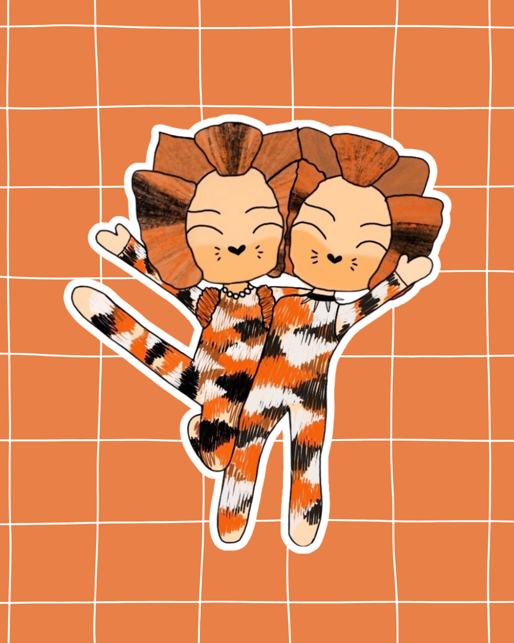 Cats the Musical Inspired Vinyl Sticker – Mungojerrie & Rumpleteazer | Perfect for Laptops, Water Bottles, Scrapbooks & More