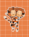 Cats the Musical Inspired Vinyl Sticker – Mungojerrie & Rumpleteazer | Perfect for Laptops, Water Bottles, Scrapbooks & More