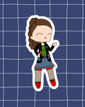 Kathy and Stella solve a murder! the Musical Inspired Vinyl Sticker | Stella – Perfect for Laptops, Water Bottles, Scrapbooks & More