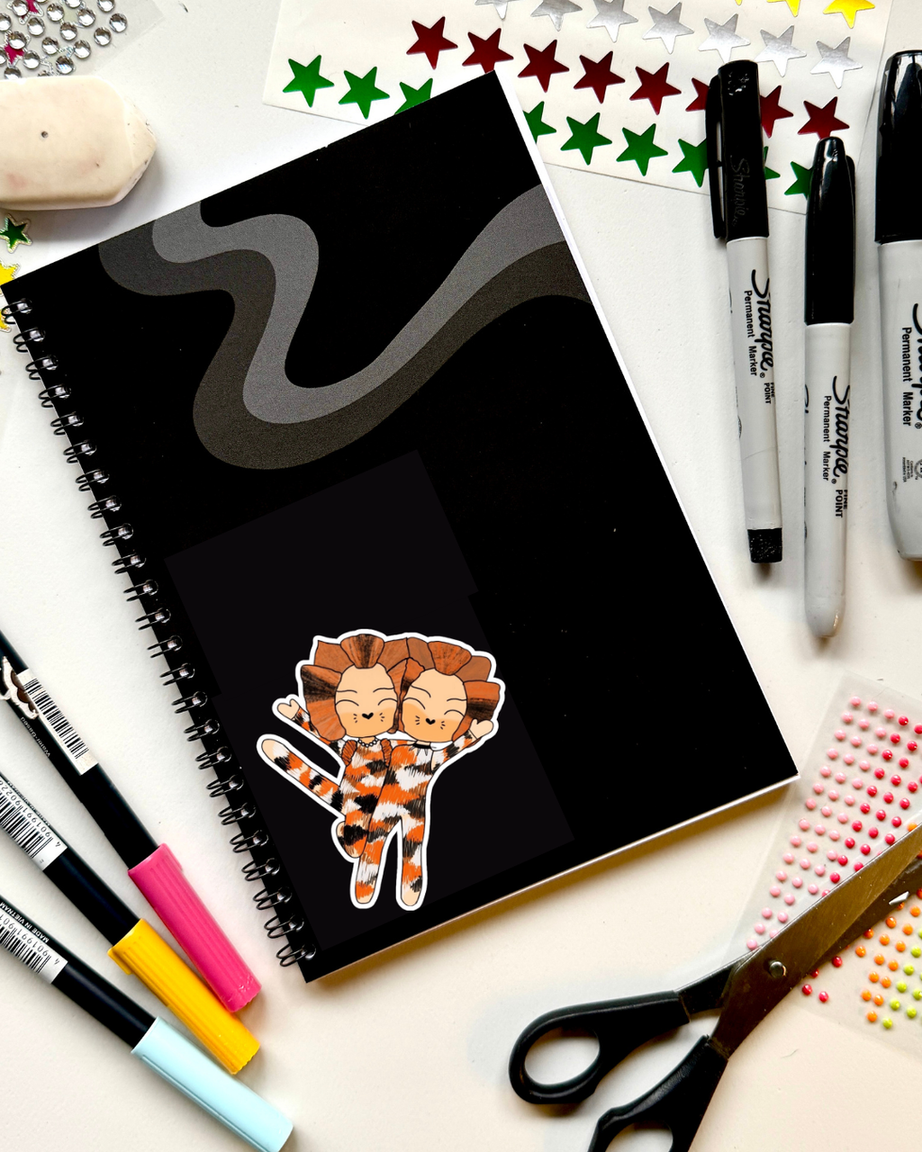 Cats the Musical Inspired Vinyl Sticker – Mungojerrie & Rumpleteazer | Perfect for Laptops, Water Bottles, Scrapbooks & More