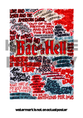 Bat Out Of Hell - Musical Inspired Glossy Print - Originally Hand Drawn