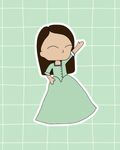Hamilton the Musical Inspired Vinyl Sticker – Eliza | Perfect for Laptops, Water Bottles, Scrapbooks & More