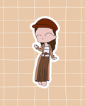 Les Miserable the Musical Inspired Vinyl Sticker – Eponine | Perfect for Laptops, Water Bottles, Scrapbooks & More