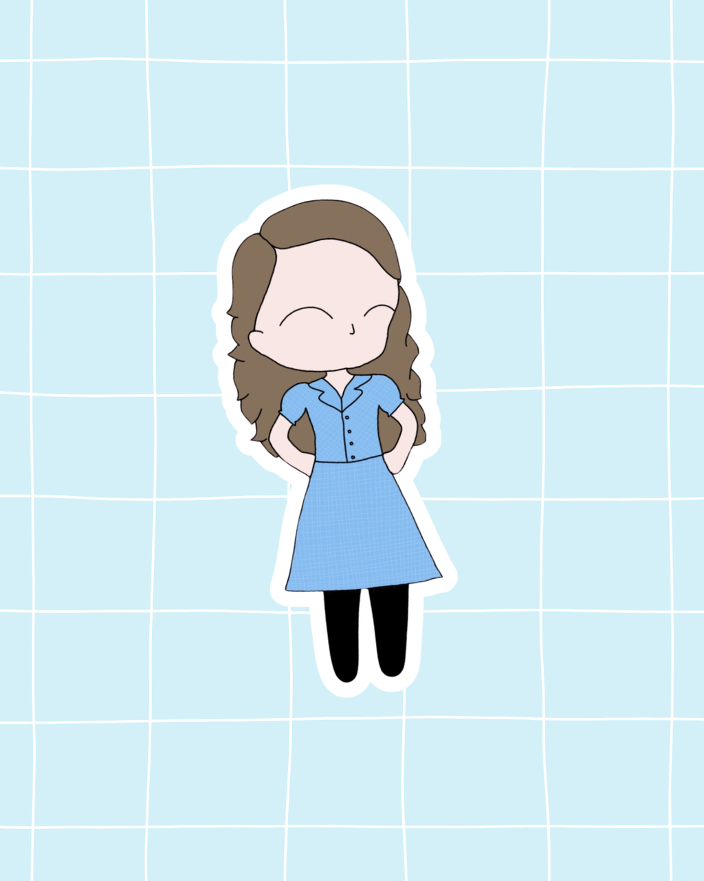 Matilda the Musical Inspired Vinyl Sticker – Matilda | Perfect for Laptops, Water Bottles, Scrapbooks & More