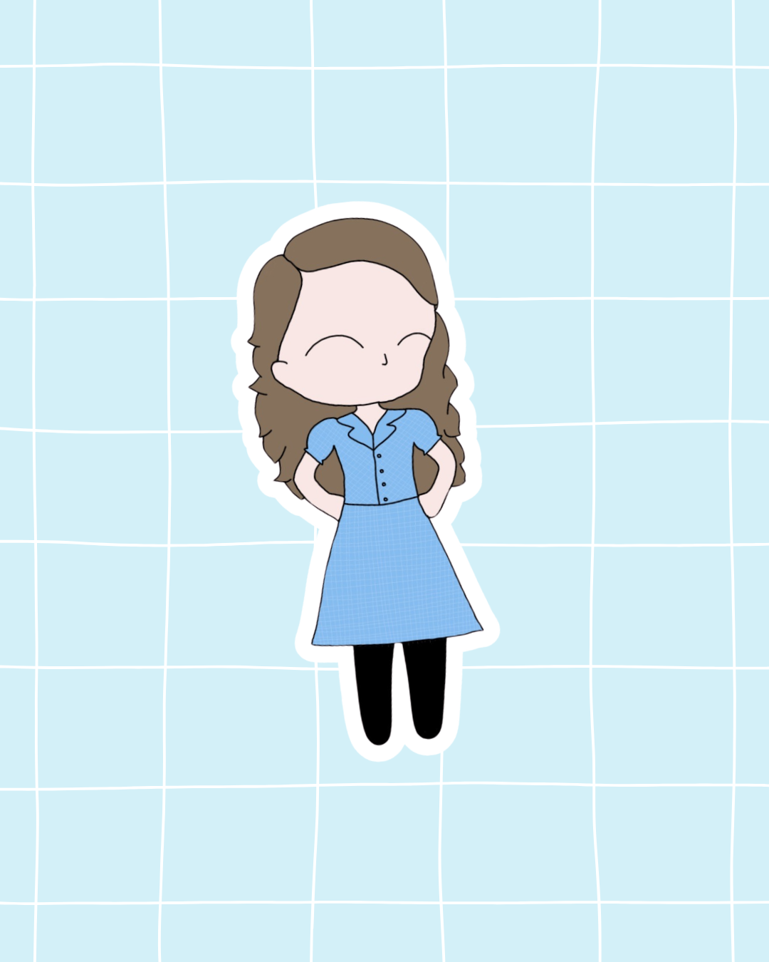 Matilda the Musical Inspired Vinyl Sticker – Matilda | Perfect for Laptops, Water Bottles, Scrapbooks & More