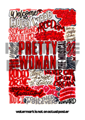 Pretty Woman - Musical Inspired Glossy Print - Originally Hand Drawn