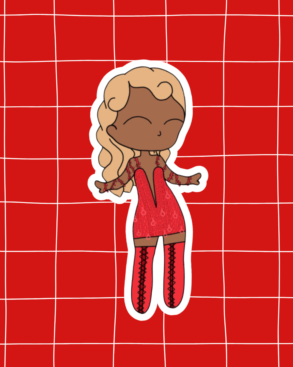 Kinky Boots the Musical Inspired Vinyl Sticker | Lola – Perfect for Laptops, Water Bottles, Scrapbooks & More