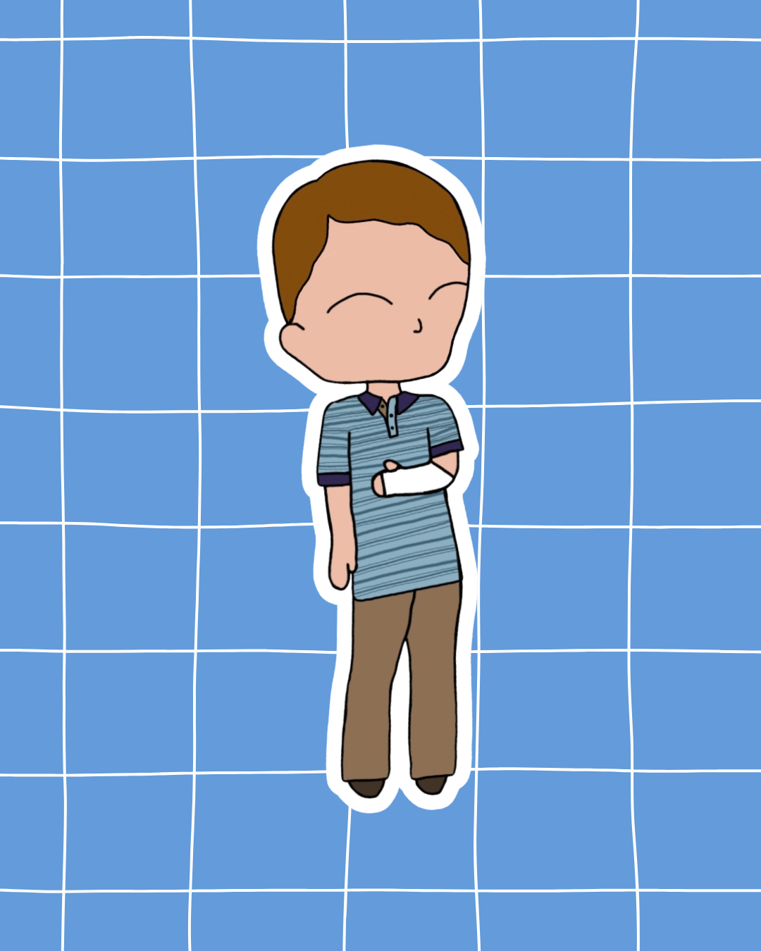 Dear Evan Hansen the Musical Inspired Vinyl Sticker – Evan Hansen  |  Perfect for Laptops, Water Bottles, Scrapbooks & More