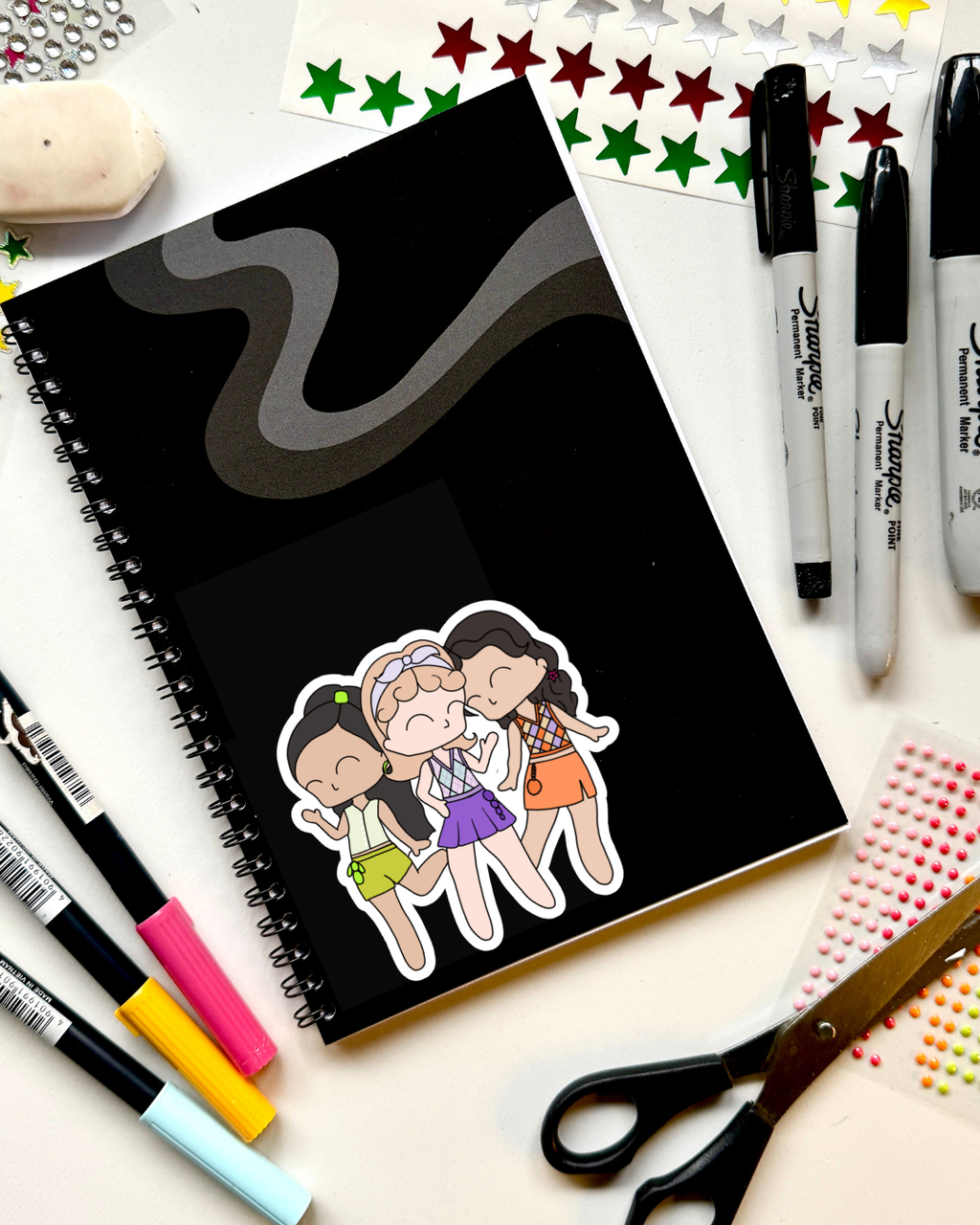 Legally Blonde the Musical Inspired Vinyl Sticker | Girls of Delta Nu – Perfect for Laptops, Water Bottles, Scrapbooks & More
