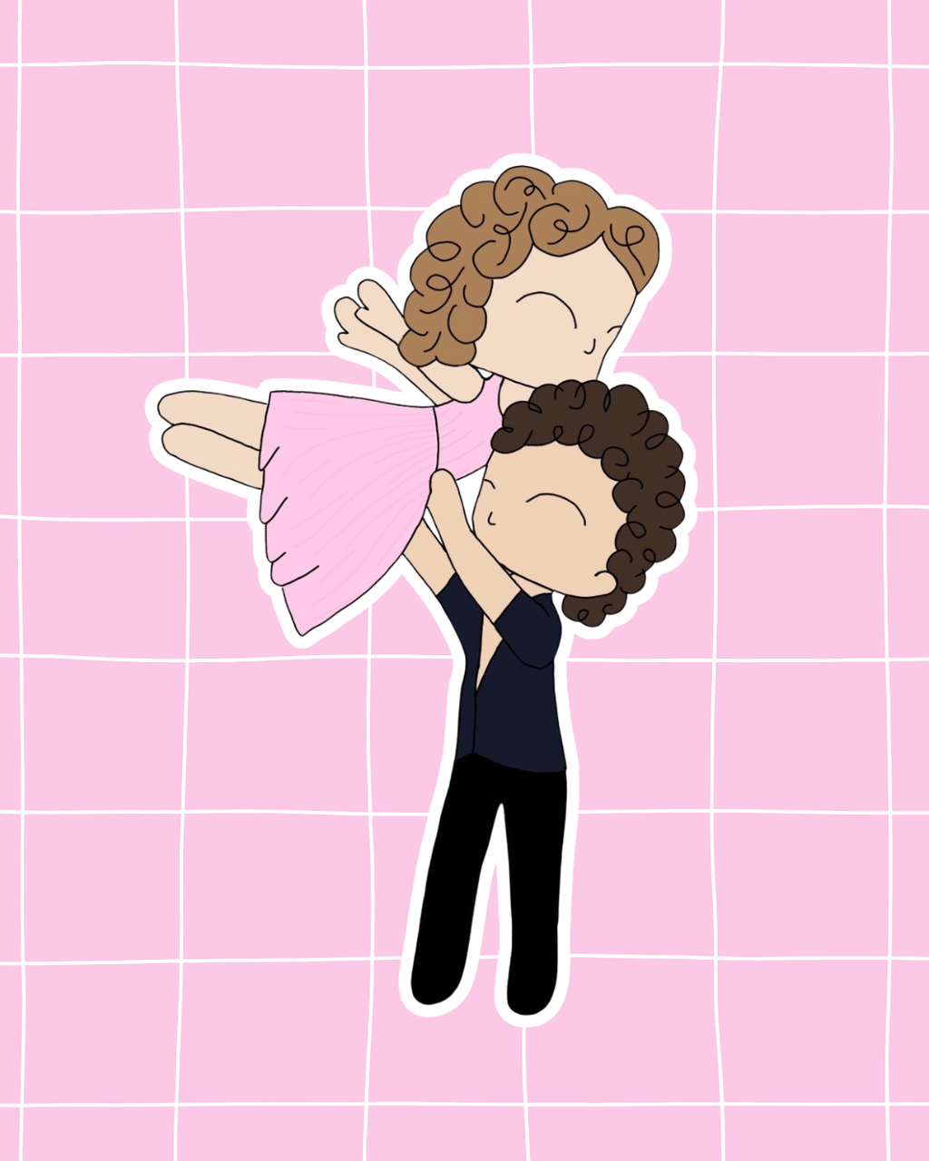 Dirty Dancing | Dirty Dancing the Musical Inspired Vinyl Sticker – Perfect for Laptops, Water Bottles, Scrapbooks & More