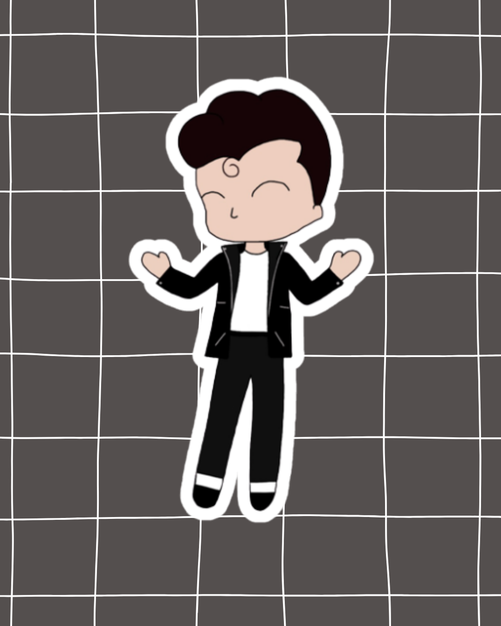 Grease the Musical Inspired Vinyl Sticker – Danny Zuko | Perfect for Laptops, Water Bottles, Scrapbooks & More
