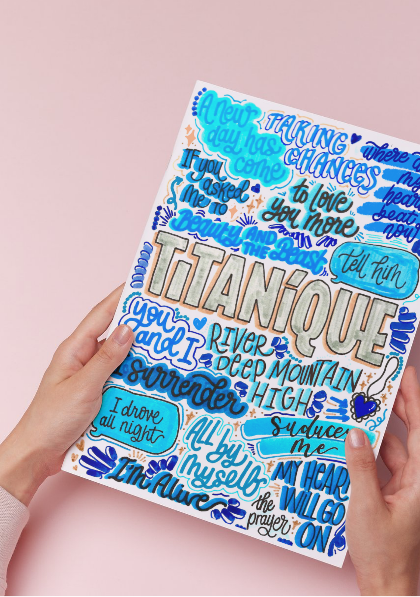 Titanique - Musical Inspired Glossy Print - Originally Hand Drawn