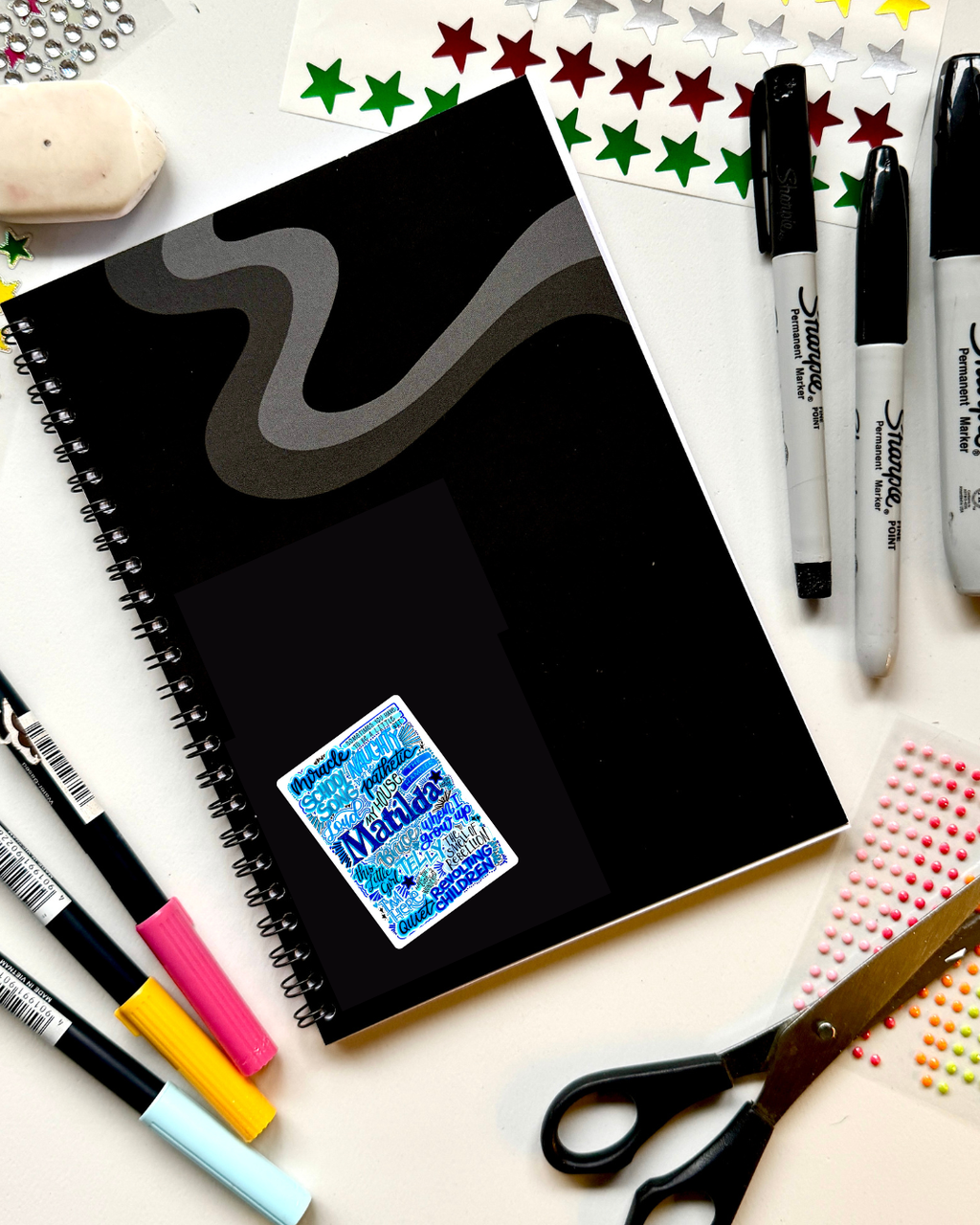 Matilda the Musical Inspired Vinyl Poster Sticker – Perfect for Laptops, Water Bottles, Scrapbooks & More