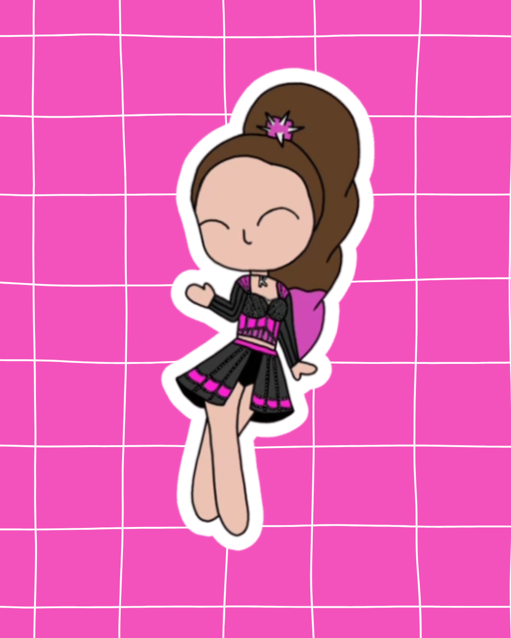 Six the Musical Inspired Vinyl Sticker – Katherine Howard | Perfect for Laptops, Water Bottles, Scrapbooks & More