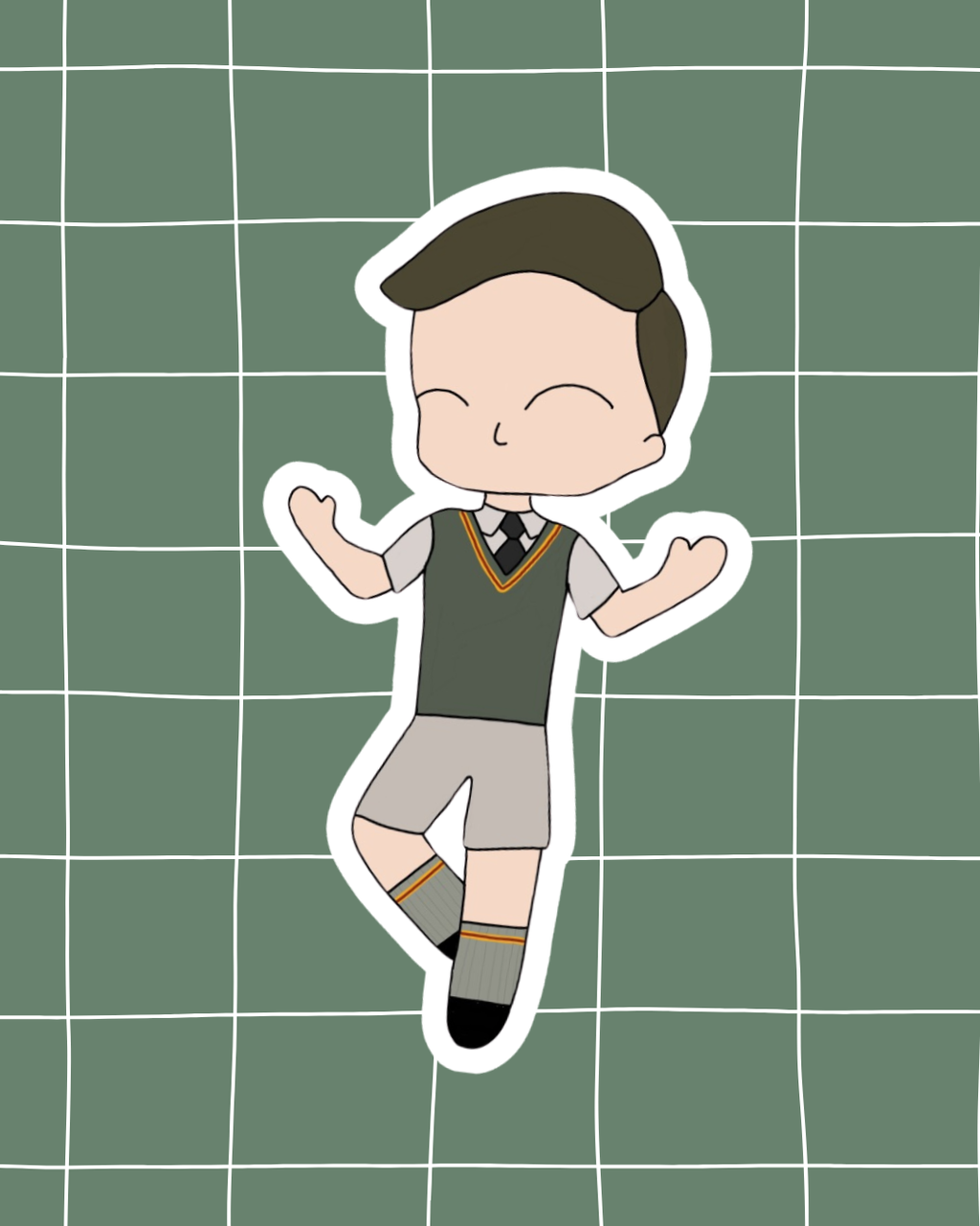 Blood Brothers the Musical Inspired Vinyl Sticker –  Eddie | Perfect for Laptops, Water Bottles, Scrapbooks & More