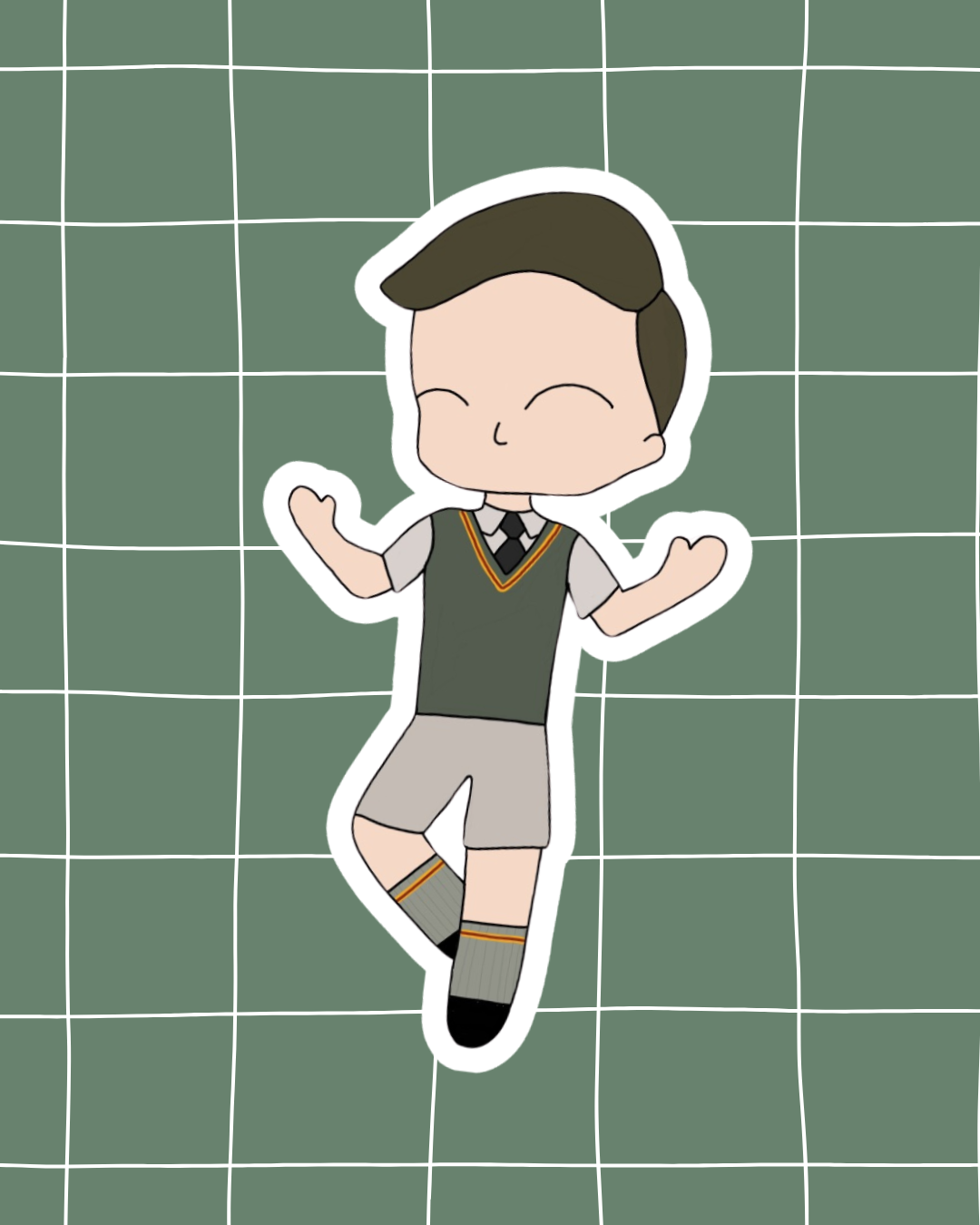 Blood Brothers the Musical Inspired Vinyl Sticker –  Eddie | Perfect for Laptops, Water Bottles, Scrapbooks & More