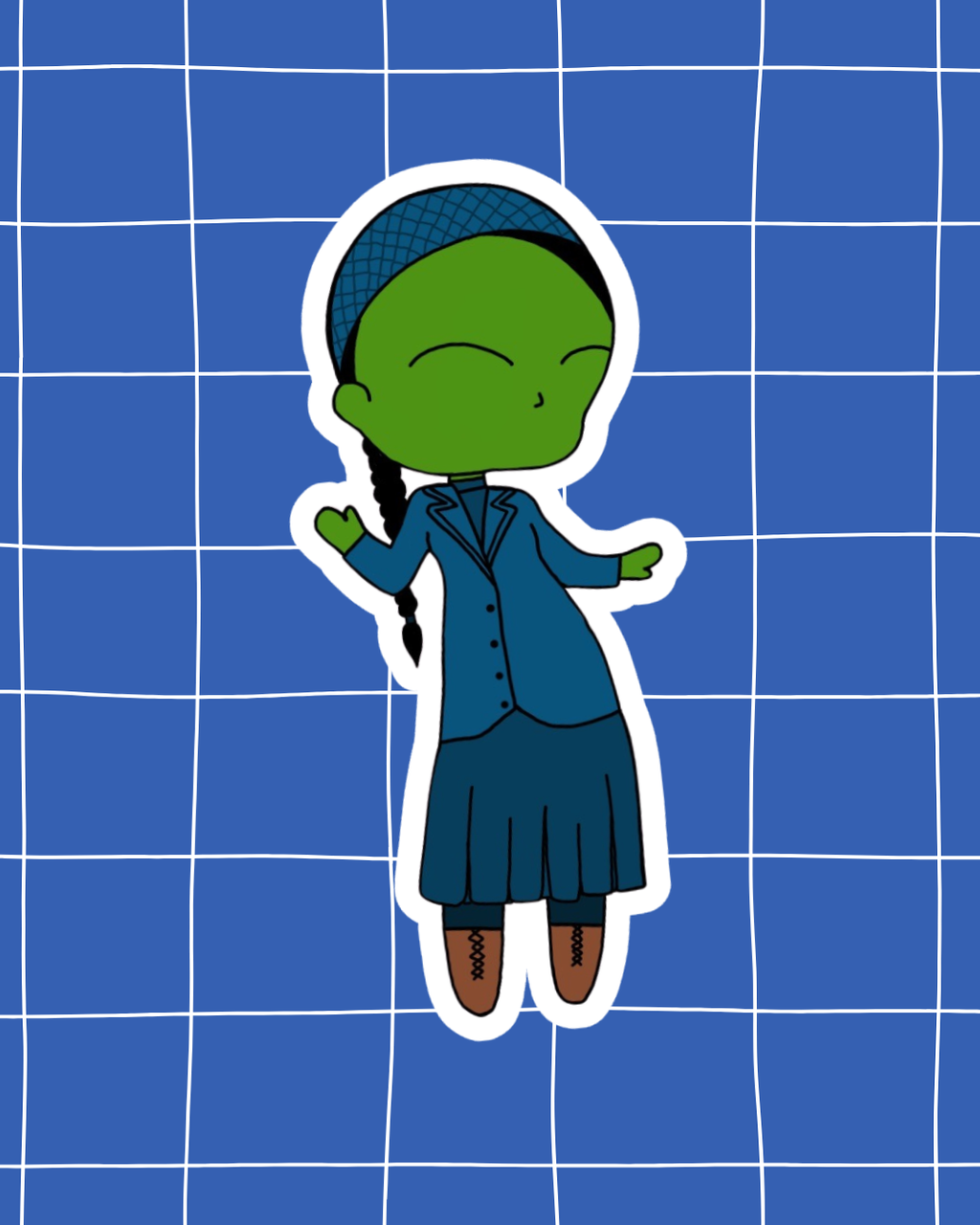 Wicked the Musical Inspired Vinyl Sticker – Elphaba- Shiz | Perfect for Laptops, Water Bottles, Scrapbooks & More