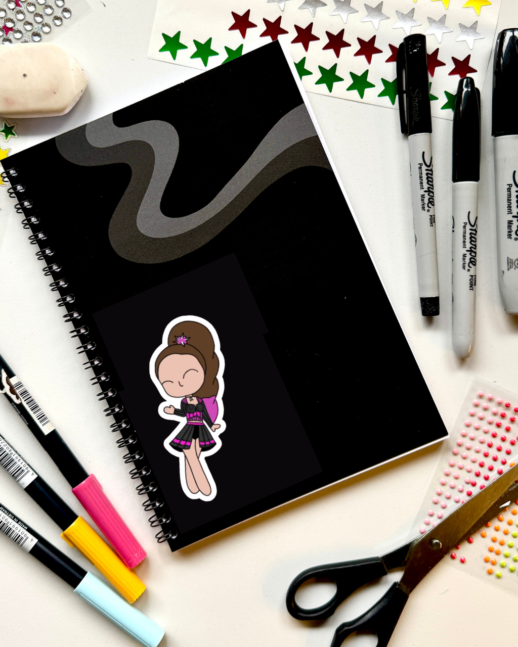 Six the Musical Inspired Vinyl Sticker – Katherine Howard | Perfect for Laptops, Water Bottles, Scrapbooks & More