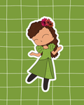 Hades Town the Musical Inspired Vinyl Sticker – Persephone- Broadway | Perfect for Laptops, Water Bottles, Scrapbooks & More