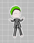 Beetlejuice the Musical Inspired Vinyl Sticker – Beetlejuice | Perfect for Laptops, Water Bottles, Scrapbooks & More