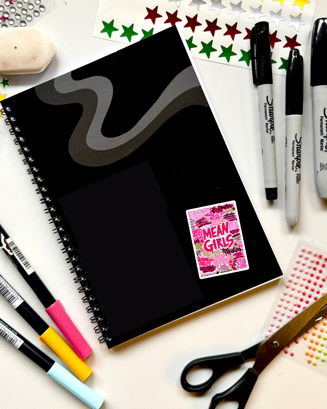 Mean Girls the Musical Inspired Vinyl Poster Sticker – Perfect for Laptops, Water Bottles, Scrapbooks & More