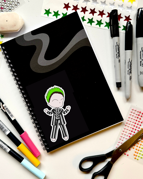 Beetlejuice the Musical Inspired Vinyl Sticker – Beetlejuice | Perfect for Laptops, Water Bottles, Scrapbooks & More