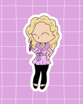 Death Becomes Her the Musical Inspired Vinyl Sticker – Madeline | Perfect for Laptops, Water Bottles, Scrapbooks & More