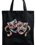 Musical Theatre Masks Cotton Tote Bag - Musical Theatre Gift
