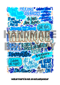 Titanique - Musical Inspired Glossy Print - Originally Hand Drawn